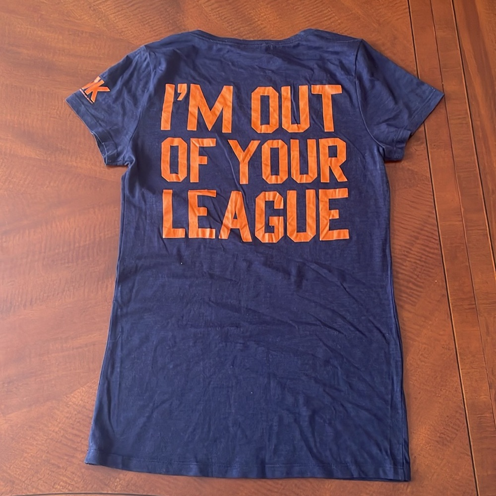Victoria’s Secret PINK Detroit Tigers “I’m Out Of Your League” Navy V-Neck Tee